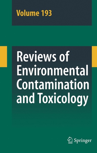 bokomslag Reviews of Environmental Contamination and Toxicology 193