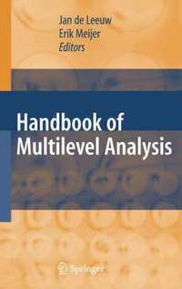 bokomslag Handbook of  Multilevel Analysis
