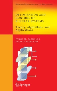 bokomslag Optimization and Control of Bilinear Systems