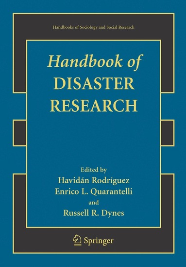 bokomslag Handbook of Disaster Research