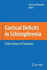 bokomslag Cortical Deficits in Schizophrenia