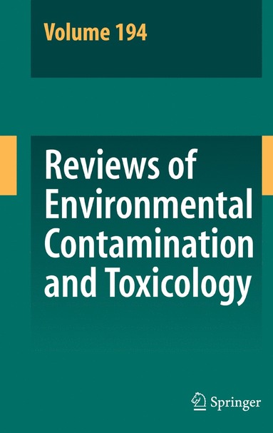 bokomslag Reviews of Environmental Contamination and Toxicology 194