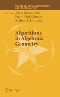 bokomslag Algorithms in Algebraic Geometry