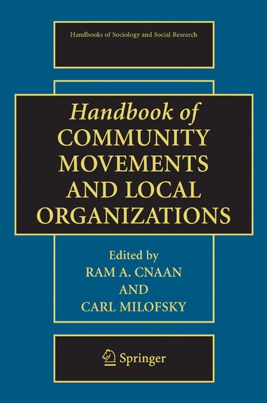 bokomslag Handbook of Community Movements and Local Organizations