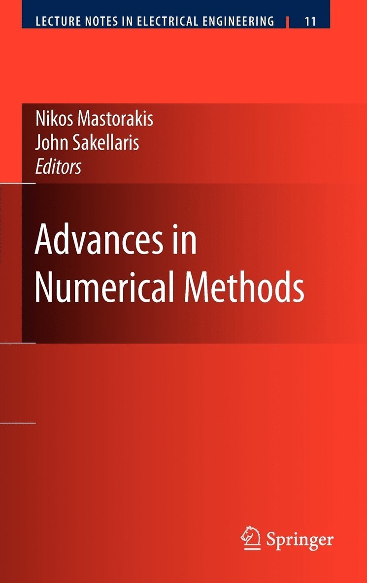 Nikos Mastorakis, John Sakellaris - Advances in Numerical Methods, Inbunden