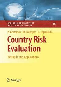 bokomslag Country Risk Evaluation