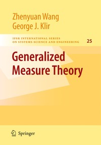 bokomslag Generalized Measure Theory