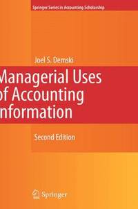 bokomslag Managerial Uses of Accounting Information