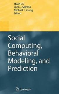 bokomslag Social Computing, Behavioral Modeling, and Prediction