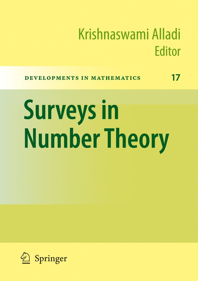 Surveys in Number Theory 1