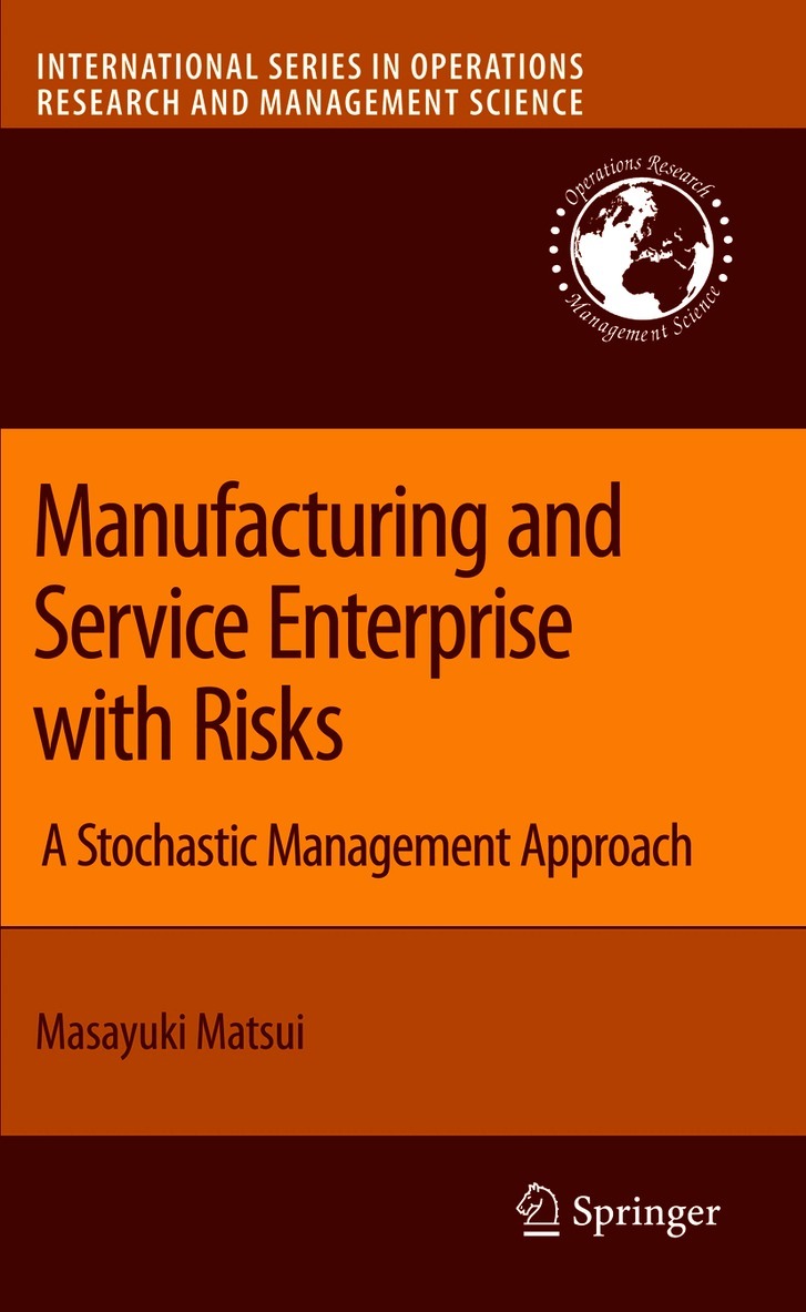 Masayuki Matsui - Manufacturing and Service Enterprise with Risks, Inbunden