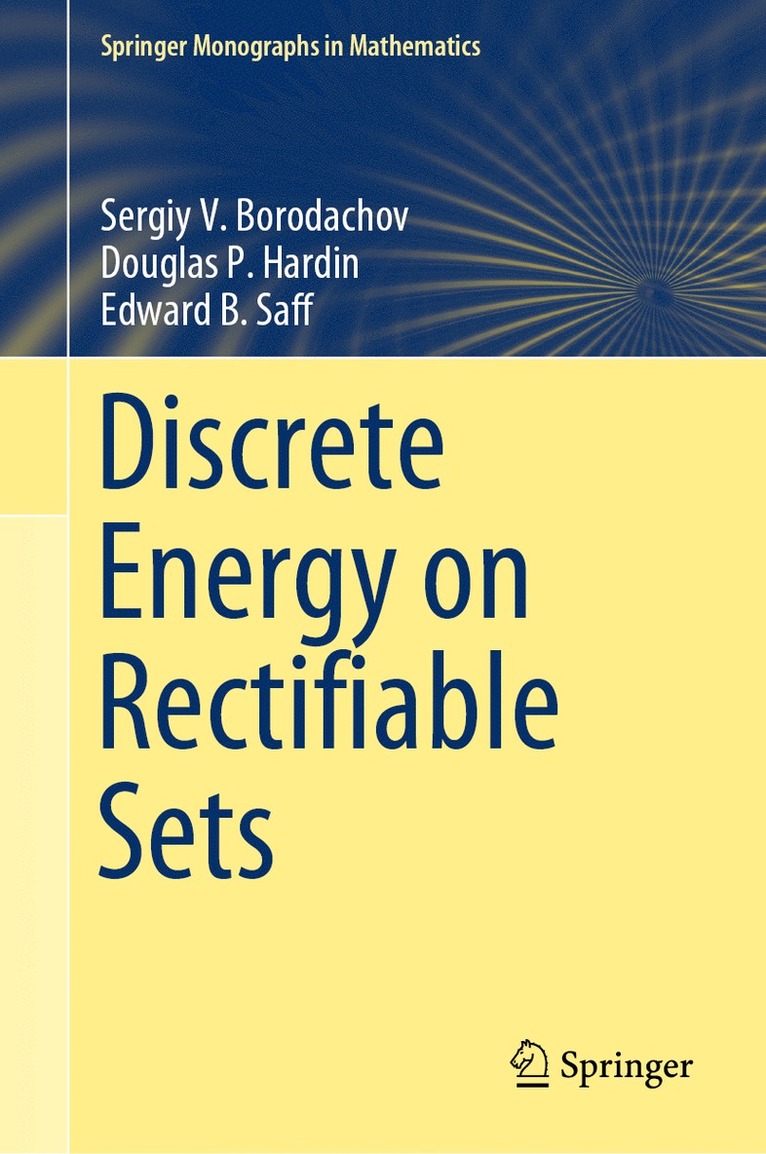 Discrete Energy on Rectifiable Sets 1