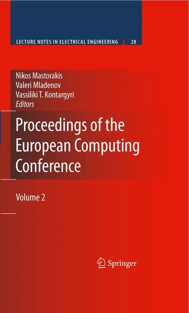 Nikos Mastorakis, Valeri Mladenov, Vassiliki T. Kontargyri - Proceedings of the European Computing Conference, Inbunden