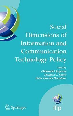 Social Dimensions of Information and Communication Technology Policy 1