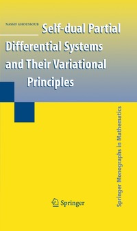 bokomslag Self-dual Partial Differential Systems and Their Variational Principles