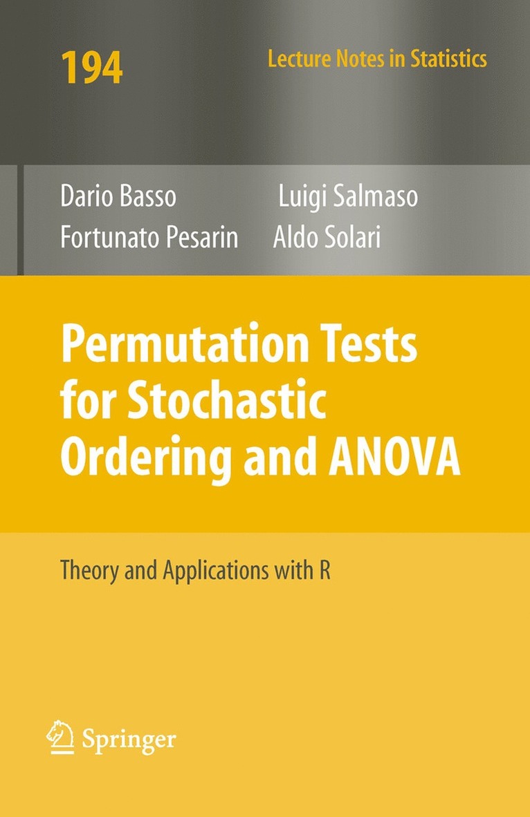 Permutation Tests for Stochastic Ordering and ANOVA 1