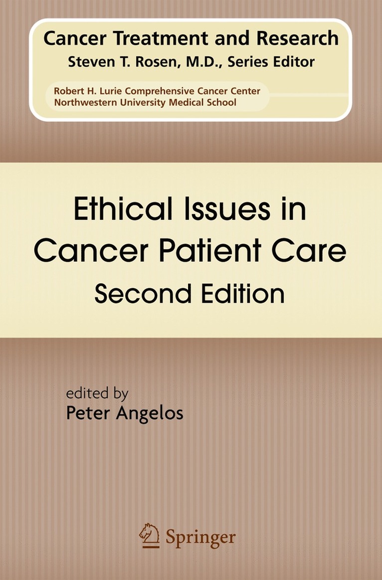 Ethical Issues in Cancer Patient Care 1