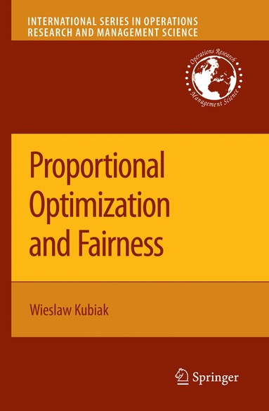 bokomslag Proportional Optimization and Fairness