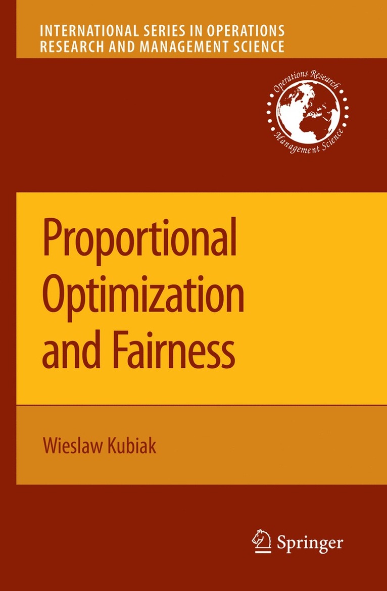 Proportional Optimization and Fairness 1