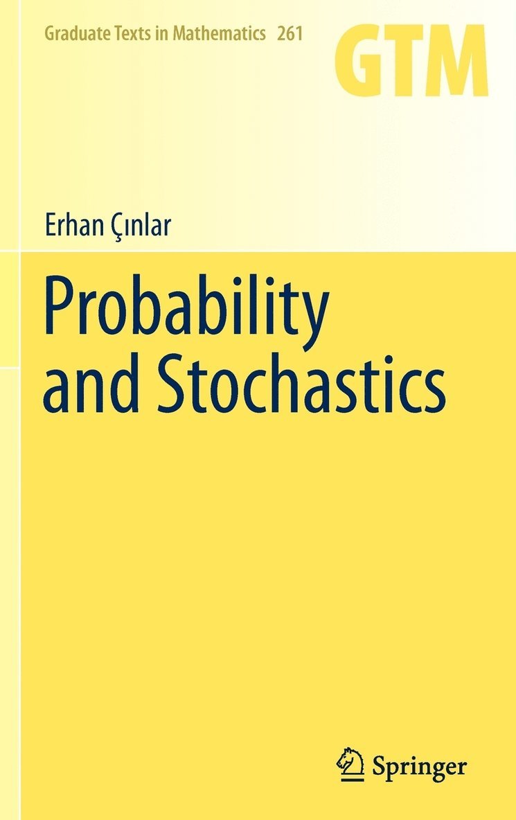 Erhan Çınlar, Erhan Cinlar, Erhan Ç&#305;nlar, Erhan Çinlar, Ç& - Probability and Stochastics, Inbunden