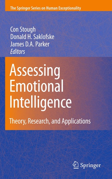 Con Stough, Donald H. Saklofske, James D. A. Parker - Assessing Emotional Intelligence, Inbunden