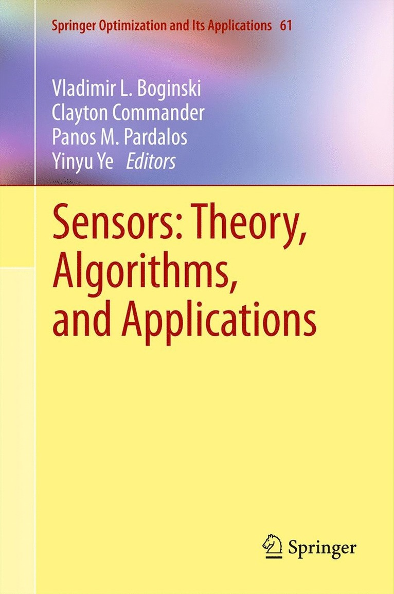 Sensors: Theory, Algorithms, and Applications 1