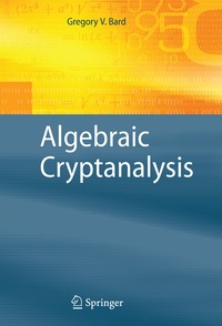 bokomslag Algebraic Cryptanalysis