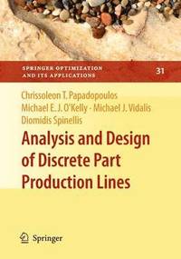 bokomslag Analysis and Design of Discrete Part Production Lines