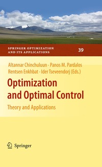 bokomslag Optimization and Optimal Control