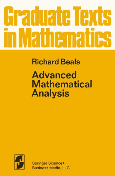 bokomslag Advanced Mathematical Analysis