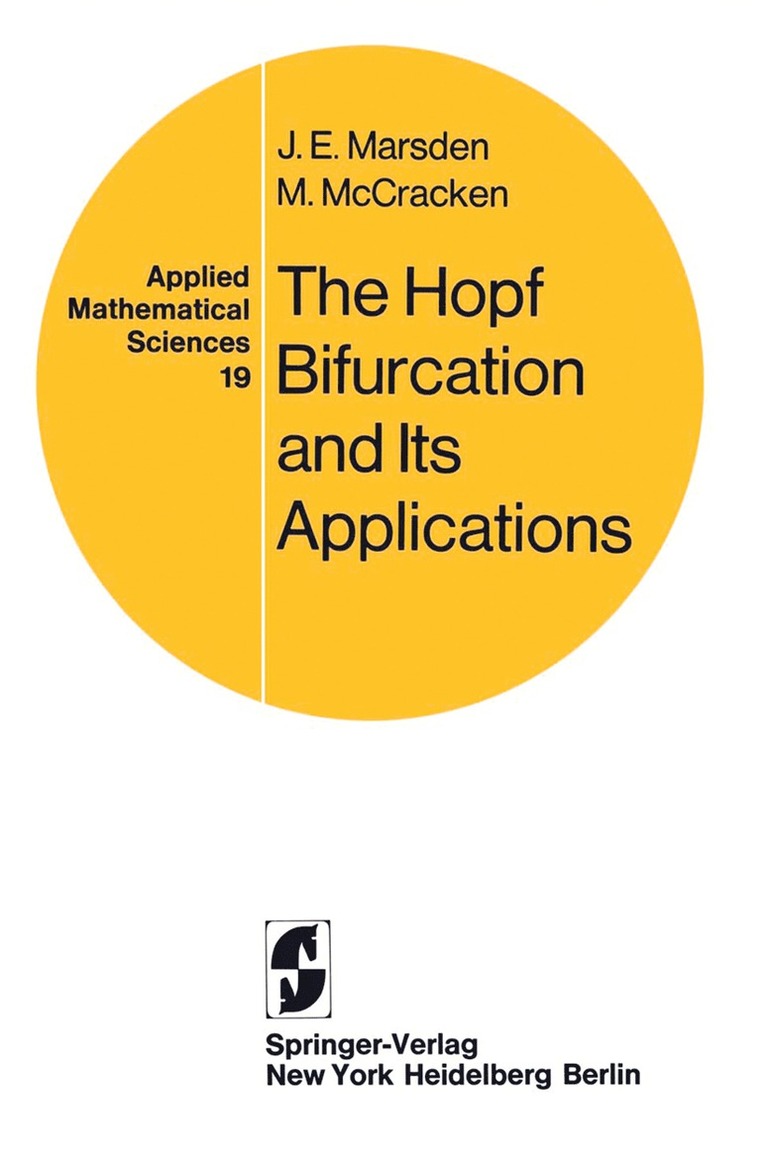 The Hopf Bifurcation and Its Applications 1