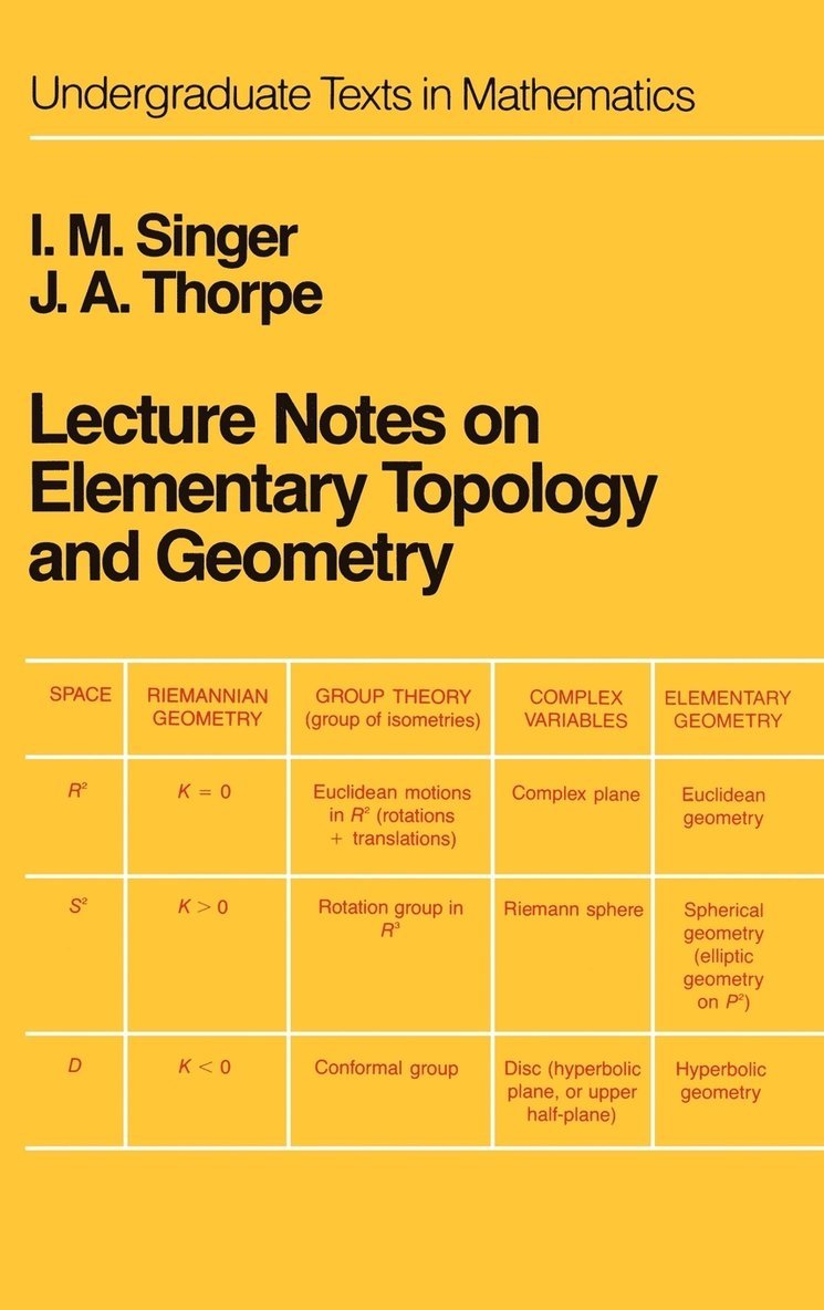 Lecture Notes on Elementary Topology and Geometry 1
