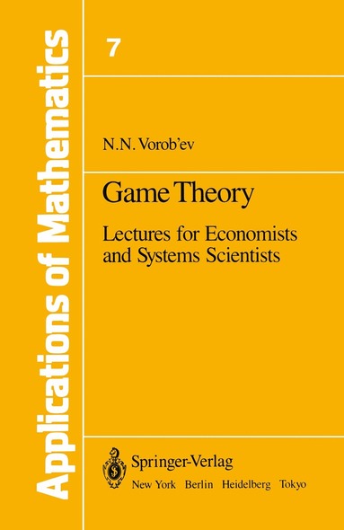 Nikolai N. Vorob'ev, S. Kotz - Game Theory, Inbunden