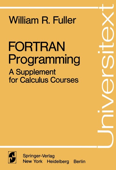 W. R. Fuller - FORTRAN Programming, Häftad