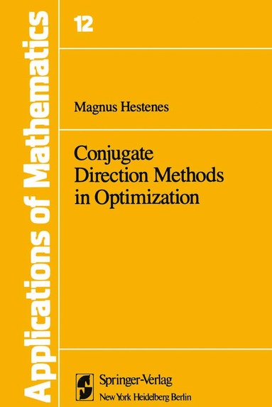 bokomslag Conjugate Direction Methods in Optimization