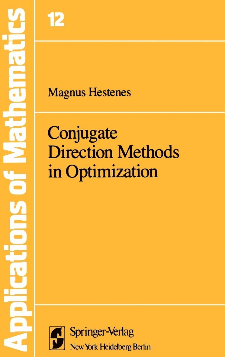 Conjugate Direction Methods in Optimization 1