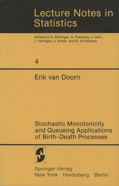 bokomslag Stochastic Monotonicity and Queueing Applications of Birth-Death Processes