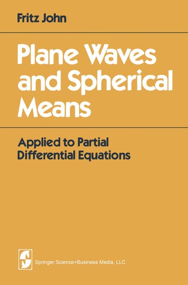 bokomslag Plane Waves and Spherical Means