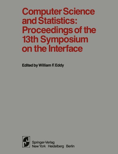 bokomslag Computer Science and Statistics: Proceedings of the 13th Symposium on the Interface