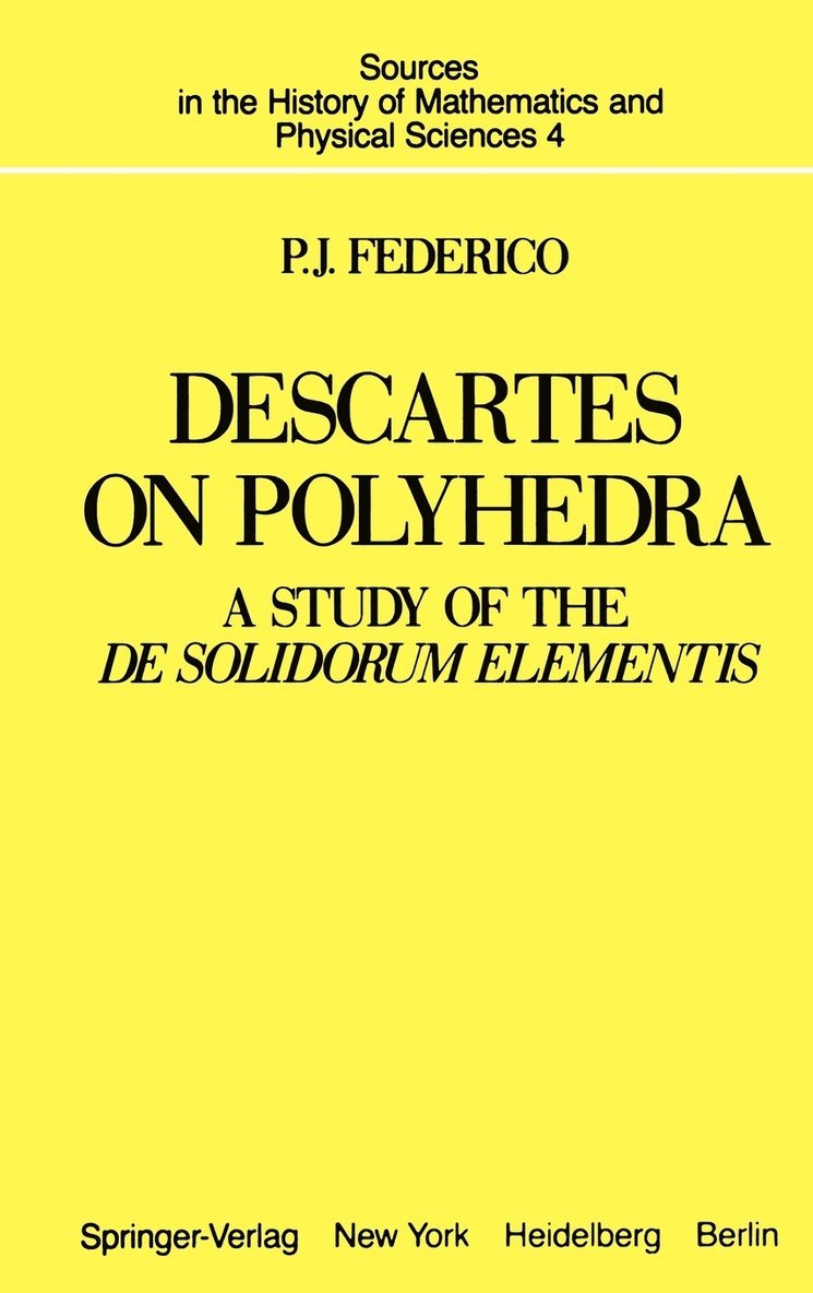 Descartes on Polyhedra 1