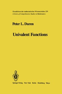 bokomslag Univalent Functions