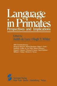 bokomslag Language in Primates