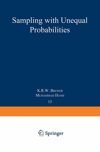 bokomslag Sampling With Unequal Probabilities