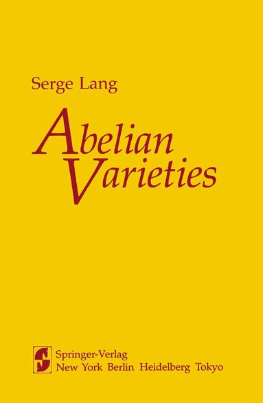 bokomslag Abelian Varieties