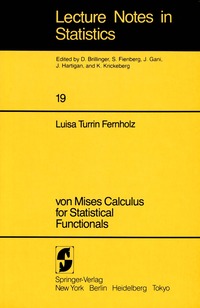 bokomslag von Mises Calculus For Statistical Functionals