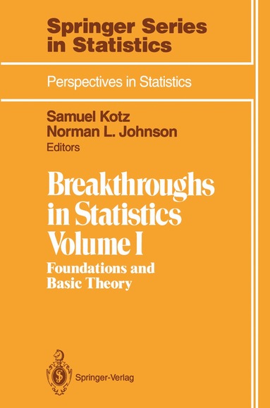 Samuel Kotz, Norman L. Johnson - Breakthroughs in Statistics, Häftad