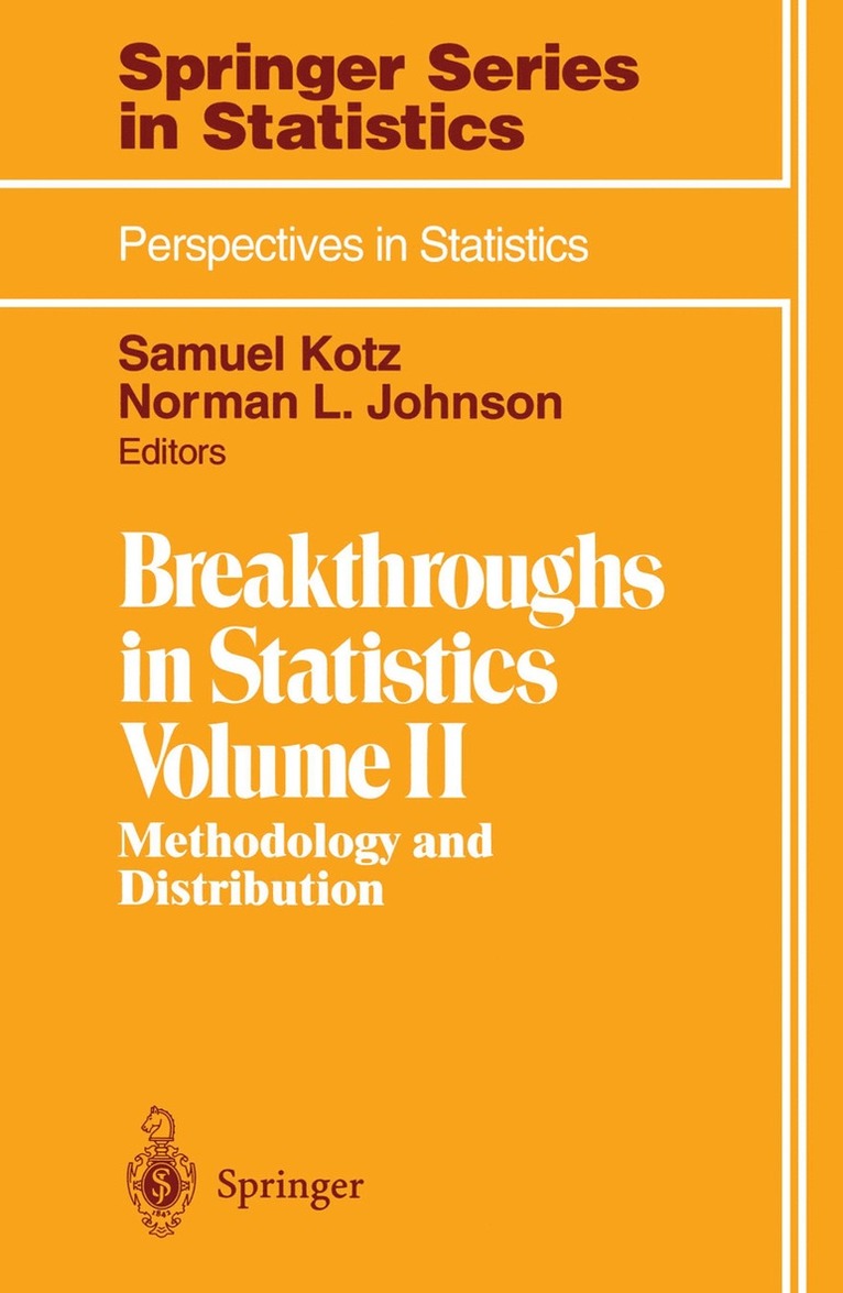 Breakthroughs in Statistics 1