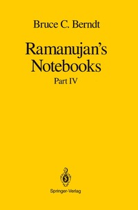 bokomslag Ramanujans Notebooks