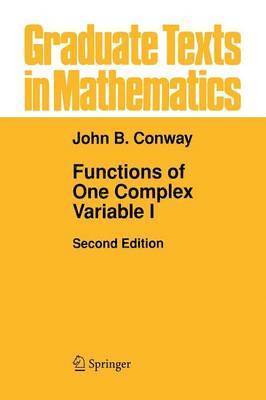 Functions of One Complex Variable I 1