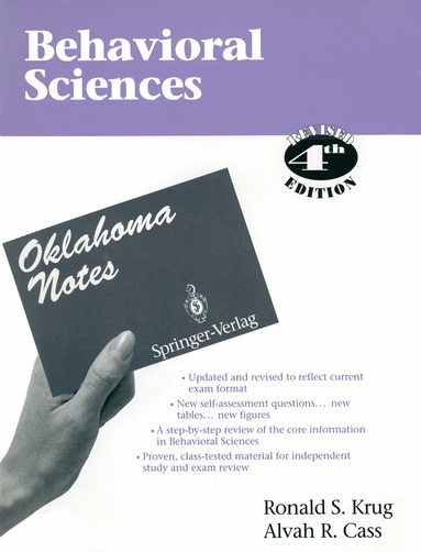 Ronald S. Krug, Alvah R. Cass - Behavioral Sciences, Häftad
